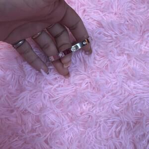 Silver and bling bangle #bling #jewelry